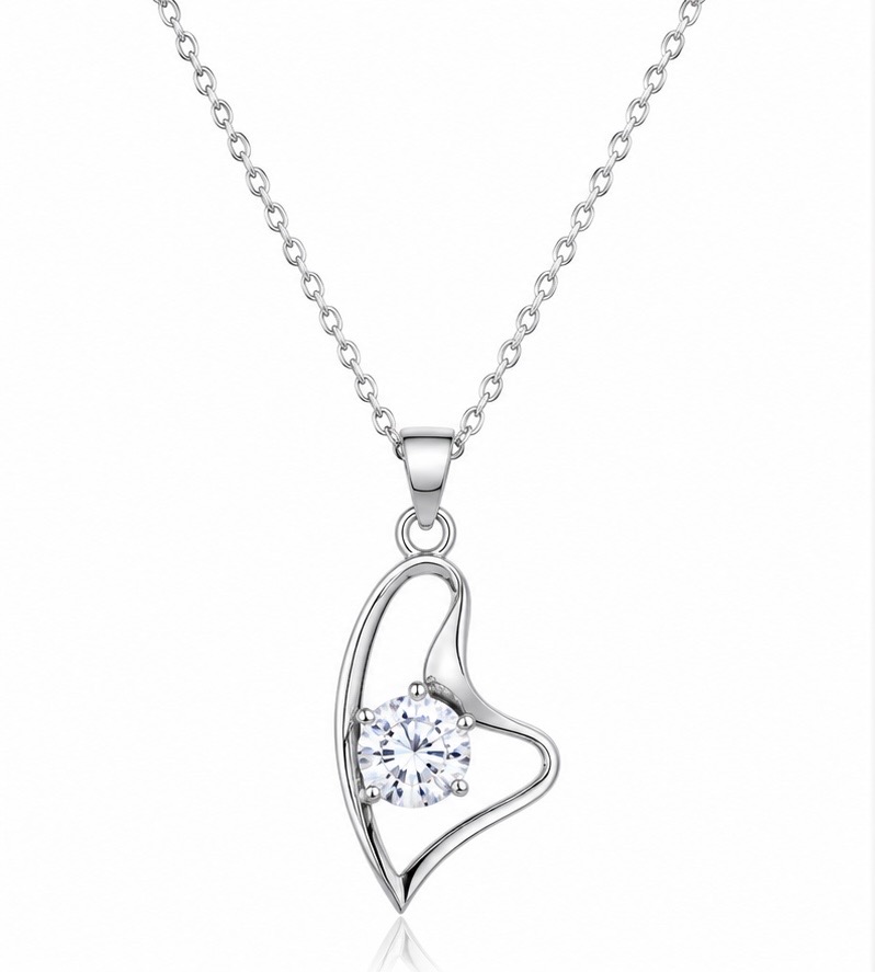 925 Sterling Silver Girls Chain Pendant | Lightweight Daily Wear Pendant Necklace CH495