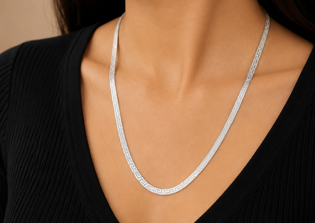925 Sterling Silver Italian Chain for Women CH571