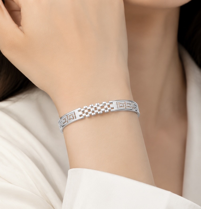 Designer Silver Bracelet Kada for Women | 925 Sterling Silver KADA067